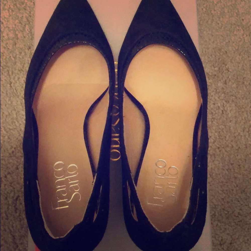 Black Franco Sarto heels